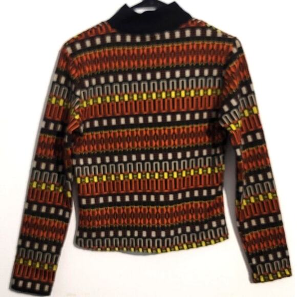Zara Multicolor Geometric Jacquard Tribal Knit Pullover Sweater - Picture 2 of 7